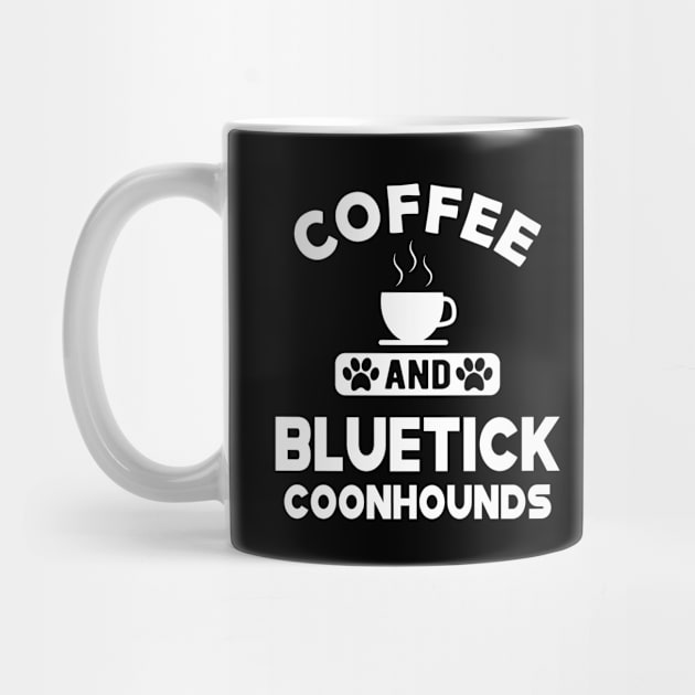 Bluetick coonhound - Coffee and bluetick coonhounds by KC Happy Shop